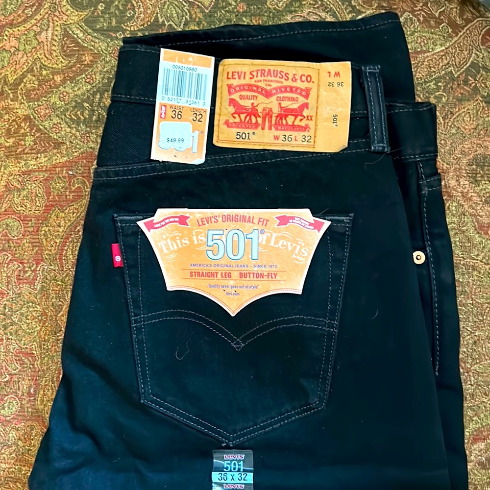 Brand New Black Levi’s